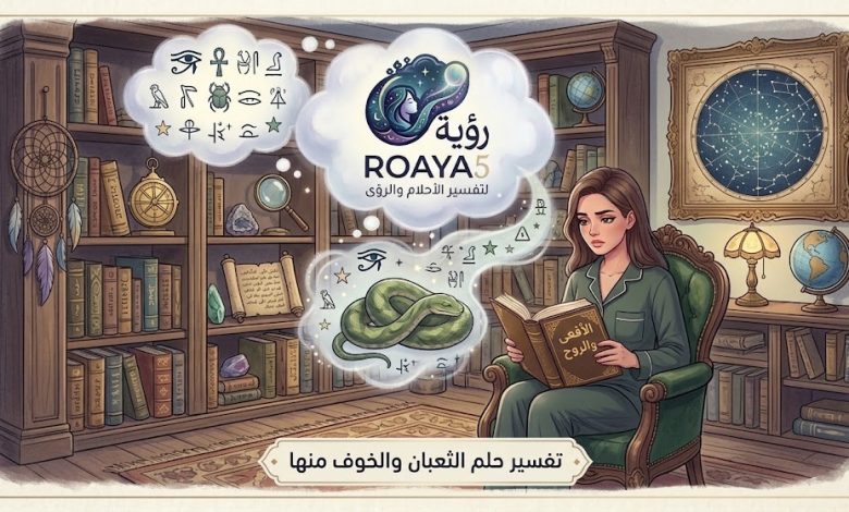 تفسير حلم الثعبان في البيت والخوف منها