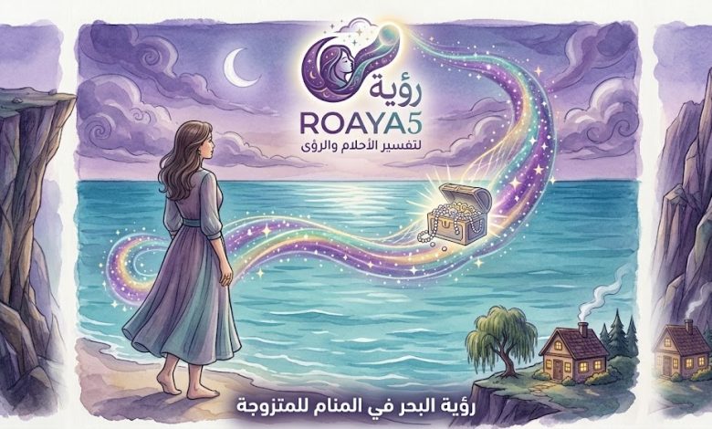 رؤية البحر في المنام للمتزوجة